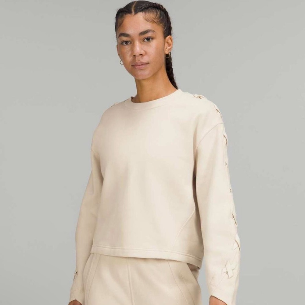 Lululemon Braided Sleeve Pullover